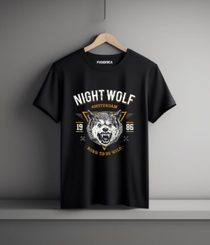 Wolf black-T-shirt