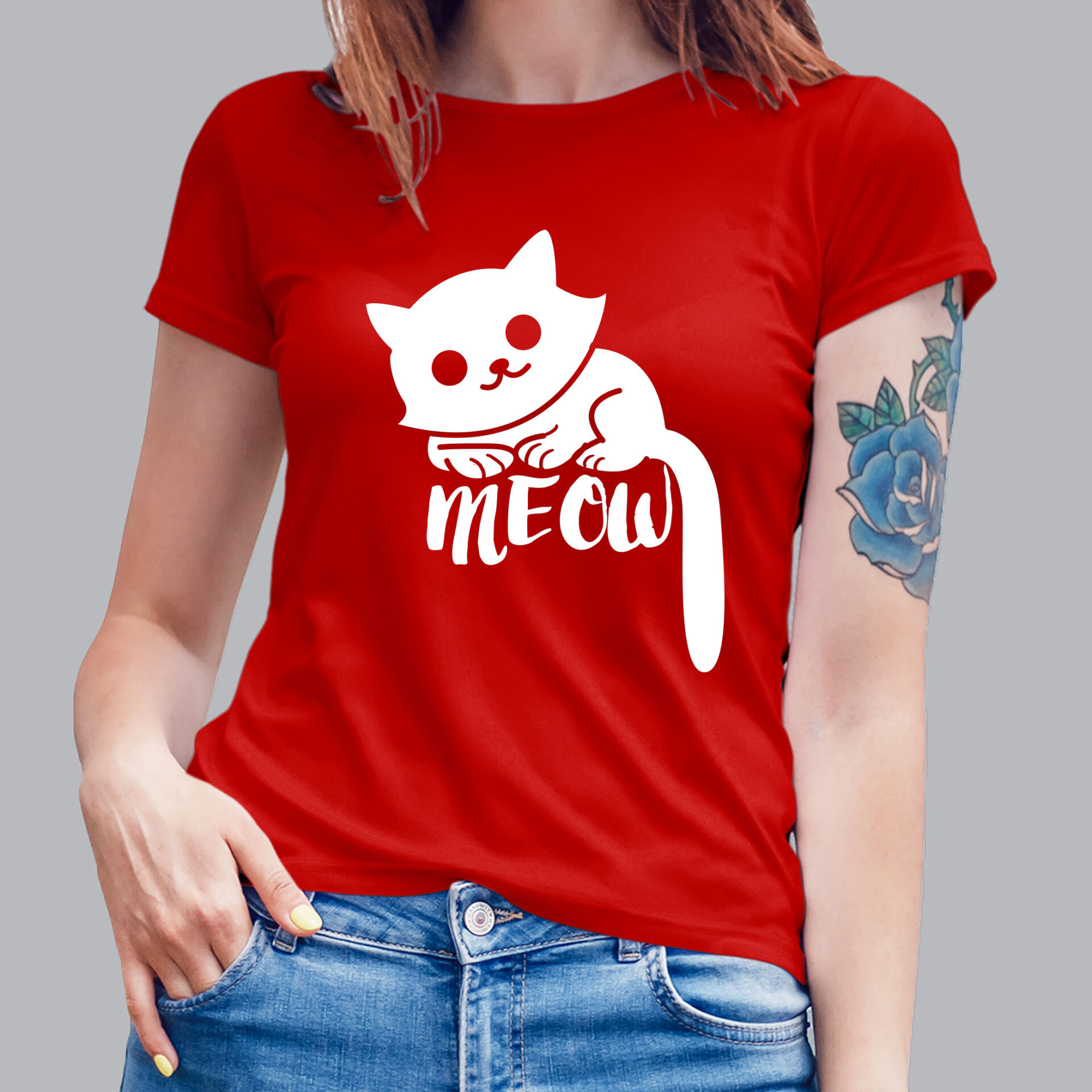 t-shirt mockup best view in gradiant