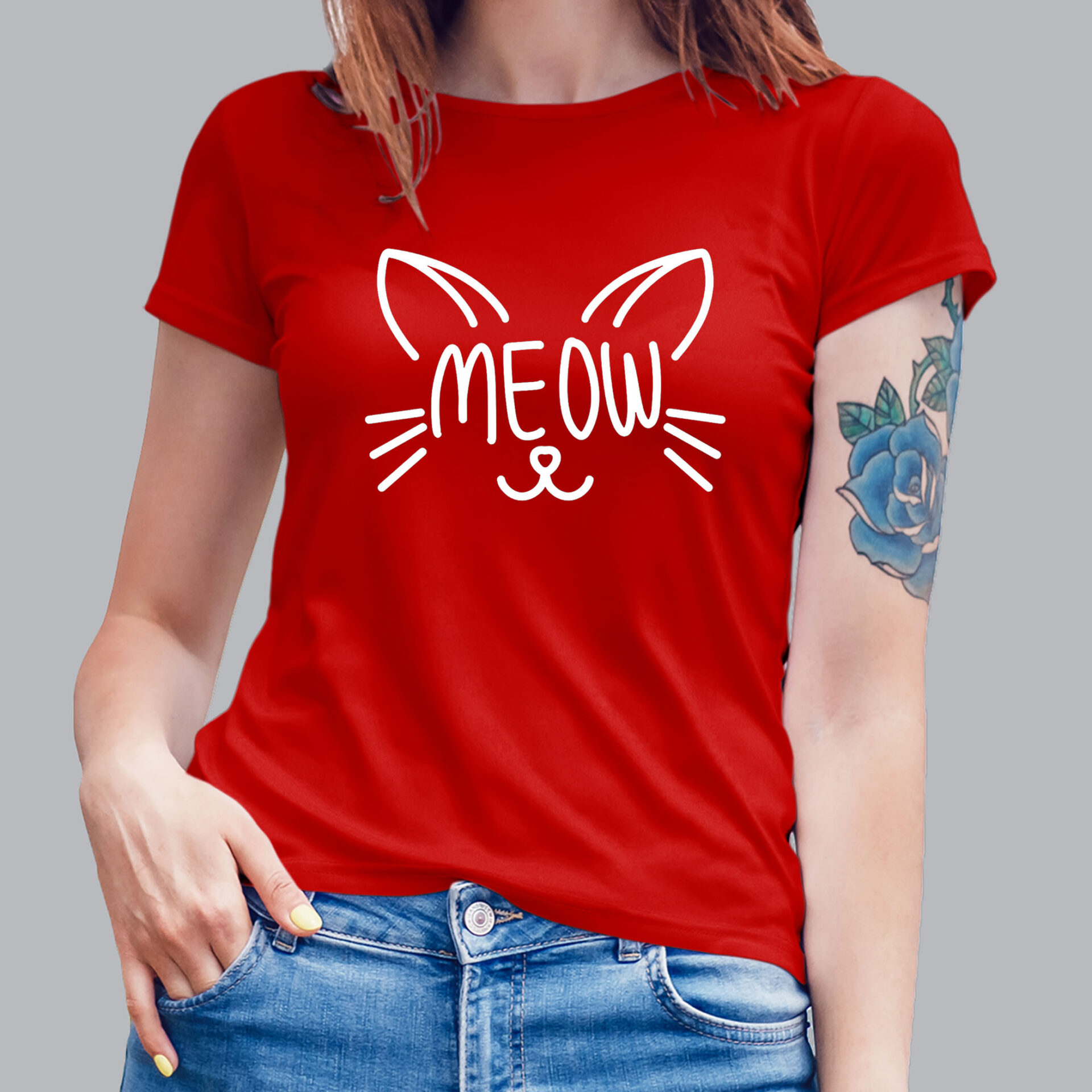 t-shirt mockup best view in gradiant