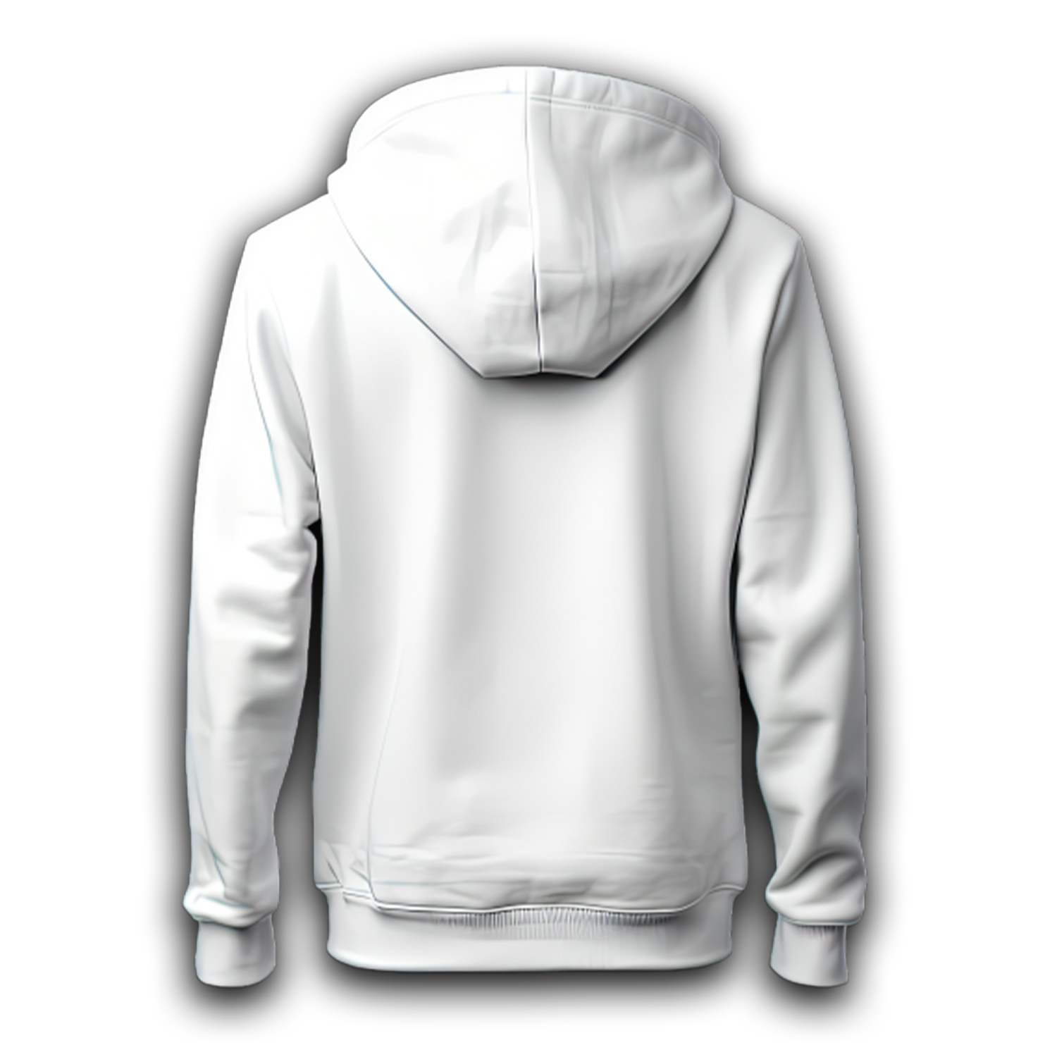 White Hoodie Back